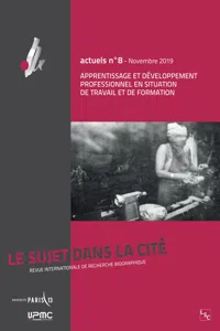 Apprentissage et développement professionnel en situation de travail et de formation_cover