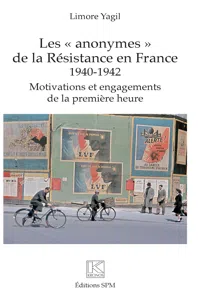 Les "anonymes" de la Résistance en France_cover