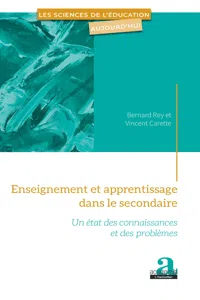 Enseignement et apprentissage dans le secondaire_cover