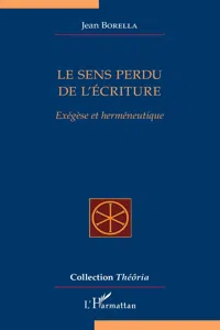 Le sens perdu de l'écriture_cover