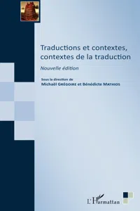 Traductions et contextes, contextes de la traduction_cover