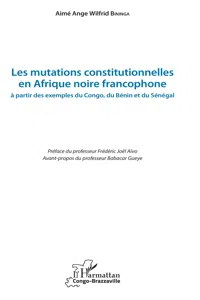 Les mutations constitutionnelles en Afrique noire francophone_cover