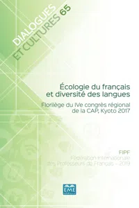 Écologie du français et diversité des langues_cover