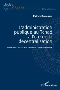 L'administration publique au Tchad à l'ère de la décentralisation_cover