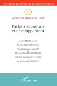 Parlons économie et développement_cover