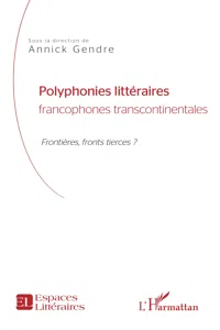 Polyphonies littéraires francophones transcontinentales_cover