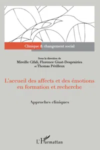 L'accueil des affects et des émotions en formation et recherche_cover