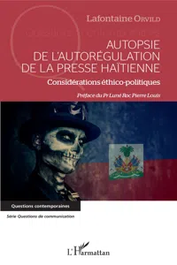 Autopsie de l'autorégulation de la presse Haïtienne_cover