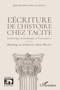 L'écriture de l'histoire chez Tacite_cover