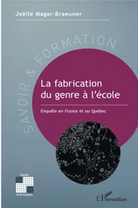 La fabrication du genre à l'école_cover