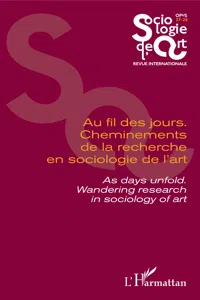 Au fil des jours. Cheminements de la recherche en sociologie de l'art_cover