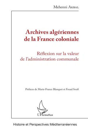 Archives algériennes de la France coloniale