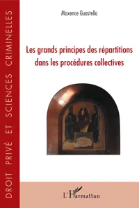 Les grands principes des répartitions dans les procédures collectives_cover