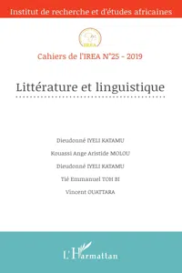 Littérature et linguistique_cover