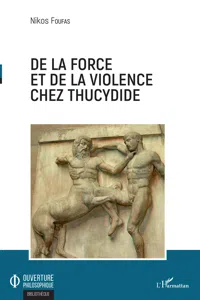 De la force et de la violence chez Thucydide_cover