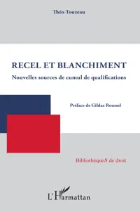 Recel et blanchiment_cover