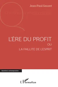 L'ère du profit_cover