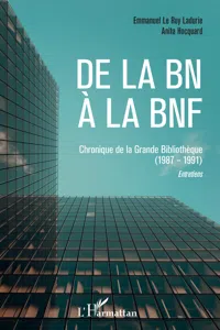 De la BN à la BNF_cover