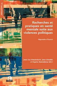 Recherches et pratiques en santé mentale suite aux violences politiques_cover