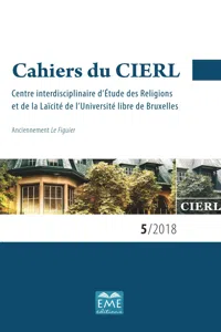 Cahiers du CIERL 5_cover