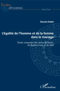 L'égalité de l'homme et de la femme dans le mariage_cover