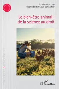 Le bien-être animal : de la science au droit_cover