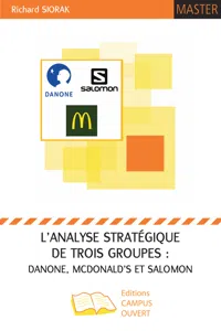 L'analyse stratégique de trois groupes : Danone, McDonald's et Salomon_cover