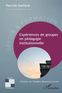 Expériences de groupes en pédagogie instituonnelle_cover