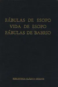 Fábulas de Esopo. Vida de Esopo. Fábulas de Babrio._cover