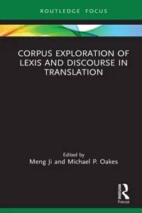 Corpus Exploration of Lexis and Discourse in Translation_cover