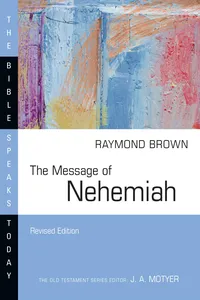 The Message of Nehemiah_cover