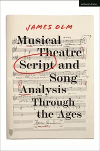 Musical Theatre Script and Song Analysis Through the Ages_cover