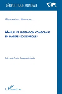 Manuel de législation congolaise en matières économiques_cover