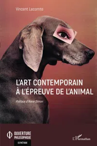 L'art contemporain à l'épreuve de l'animal_cover