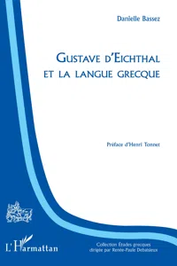 Gustave d'Eichthal et la langue grecque_cover