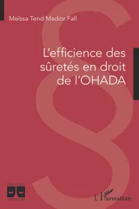 L'efficience des sûretés en droit de l'OHADA_cover