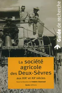 La Société agricole des Deux-Sèvres aux XIXe et XXe siècles_cover