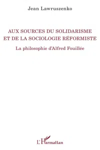 Aux sources du solidarisme et de la sociologie réformiste_cover