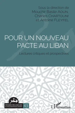 Pour un nouveau pacte au Liban