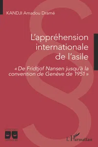 L'appréhension internationale de l'asile_cover