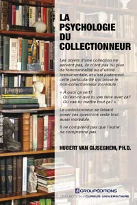 La psychologie du collectionneur_cover