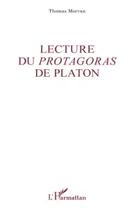 Lecture du Protagoras de Platon_cover