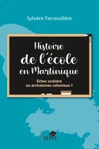 Histoire de l'école en Martinique_cover