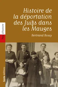 Histoire de la déportation des Juifs dans les Mauges_cover