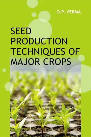 Seed Production Techniques of Major Crops
