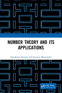 Number Theory and its Applications_cover
