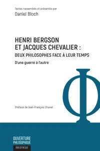 Henri Bergson et Jacques Chevalier_cover