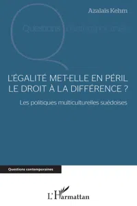 L'égalité met-elle en péril le droit à la différence ?_cover