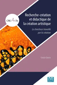 Recherche-création et didactique de la création artistique_cover