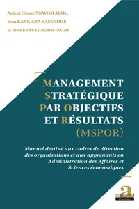 Management Stratégique par Objectifs et Résultats_cover